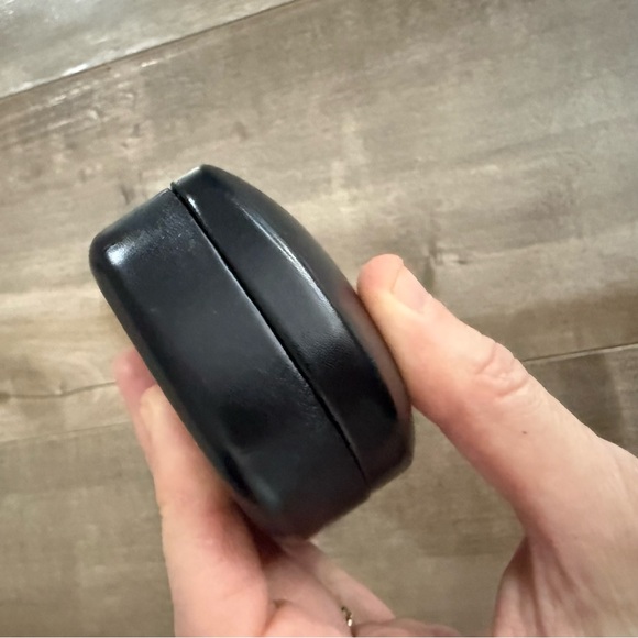 Coach Hard Eyeglass Case Black Shell‎ Felt Interior - Picture 6 of 8